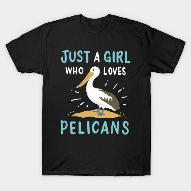 Pelican Pelican Lover Waterbird T-Shirt by CreativeGiftShop